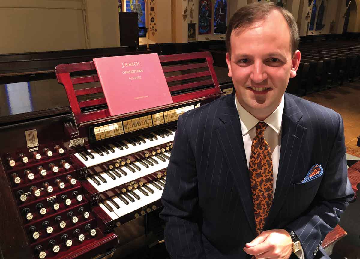 Organist David Enlow